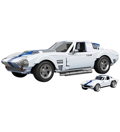 Hot Wheels Bil - Brick Shop Elite Series - Corvette Sport