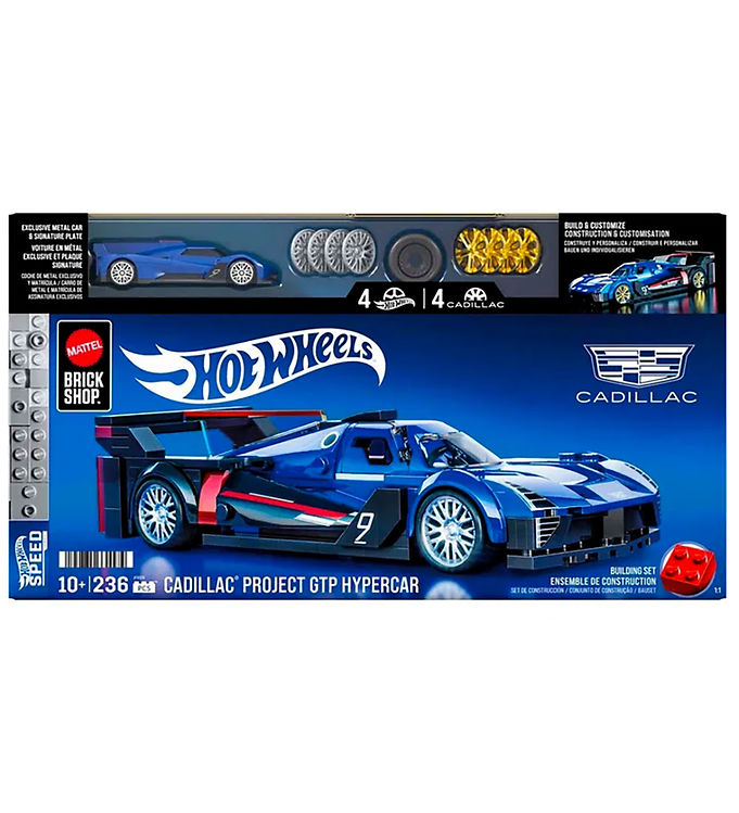 Hot Wheels Brick Shop Sæt - Speed Series - Cadillac GTP - 236 De
