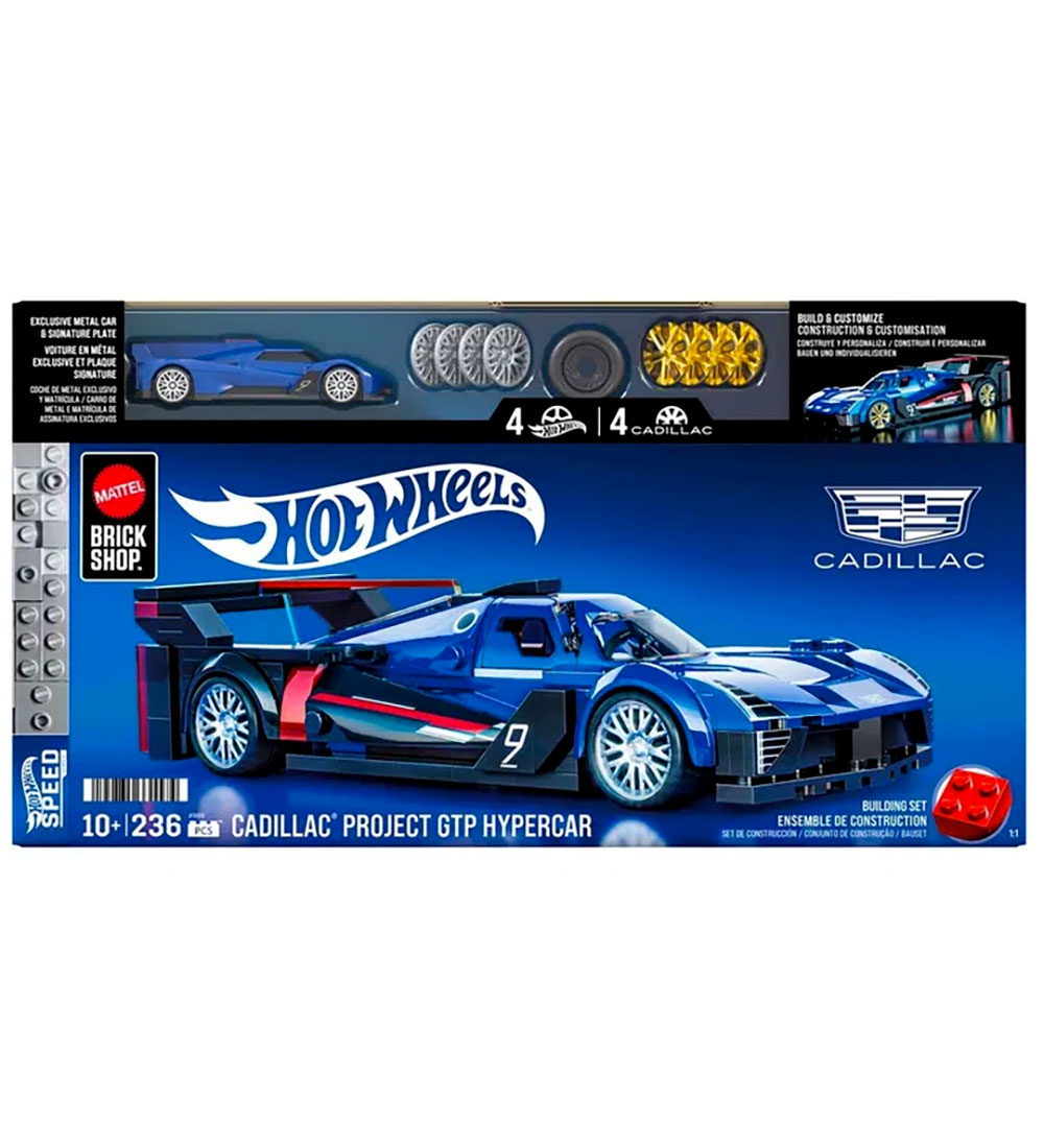 Hot Wheels Brick Shop Set - Speed Serie - Cadillac GTP - 236 De - Hot Wheels - One Size - Klötze