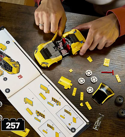 Hot Wheels Bil - Brick Shop Speed Series - Honda S2000