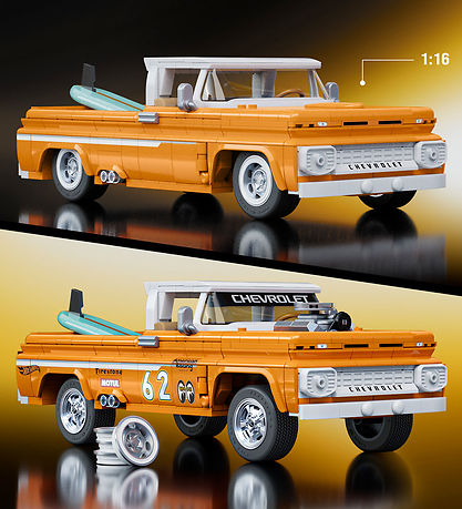 Hot Wheels Bil - Brick Shop Elite Series - Custom 62 Chevy