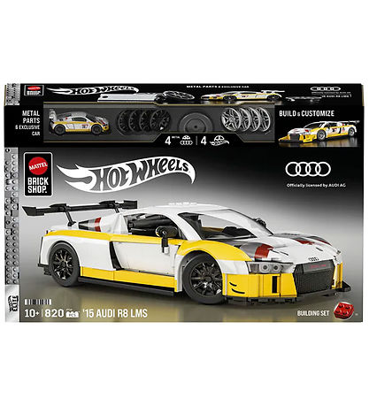 Hot Wheels Bil - Brick Shop Elite Series - Audi R8 LMS