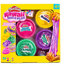 Play-Doh Slim - Kawaii Mix & Play - 4-pak