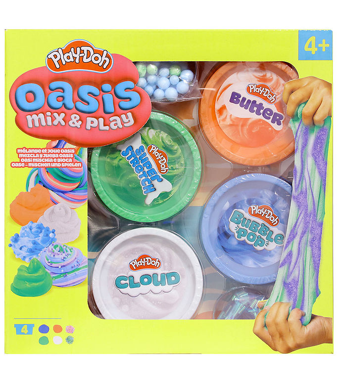Play-Doh Slim - Oasis Mix & Play - 4-pak