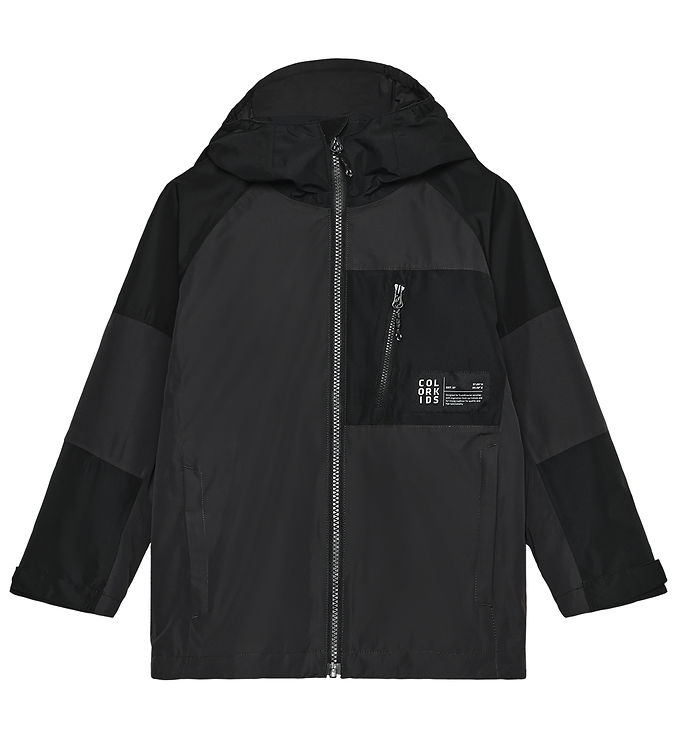 Color Kids Børne Regnjakke m. BIONIC-FINISH ® ECO coating - Phantom - 116