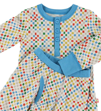 Katvig Pyjama set - 2-delig - Crème/Blauw