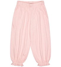 Copenhagen Colors Trousers - Crepe - Pink w. Checs