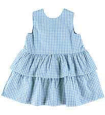 Copenhagen Colors Kjole - Houndstooth - Blå