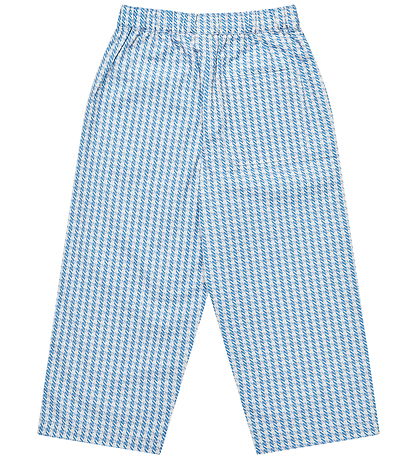 Copenhagen Colors Bukser - Houndstooth - Blå