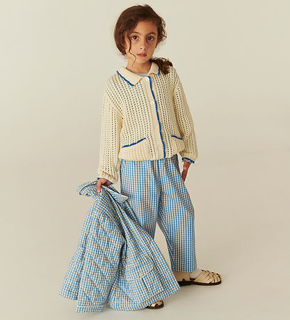 Copenhagen Colors Bukser - Houndstooth - Blå