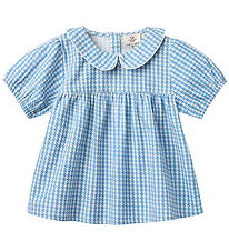 Copenhagen Colors T-shirt - Houndstooth - Blå