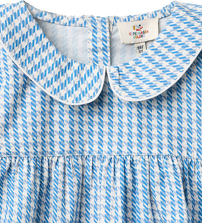 Copenhagen Colors T-shirt - Houndstooth - Blå