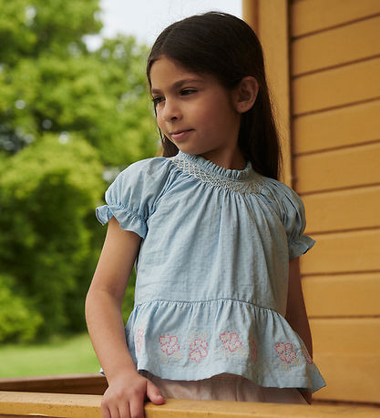 Copenhagen Colors T-shirt - Light Blue m. Brodering