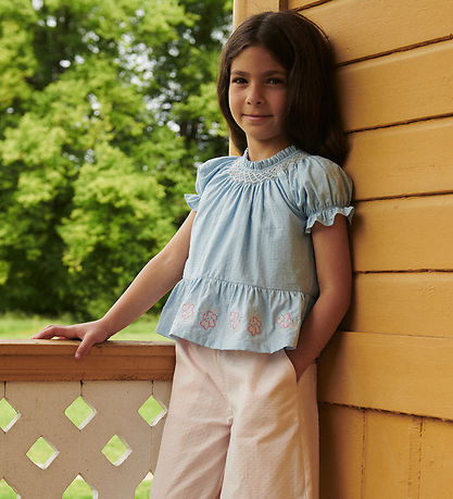 Copenhagen Colors T-shirt - Light Blue m. Brodering