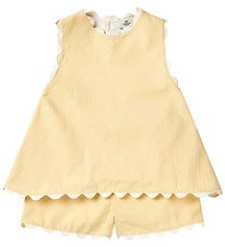 Copenhagen Colors Shorts Set - Top/Shorts - Pale Yellow Comb