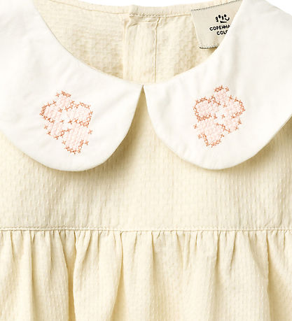 Copenhagen Colors Bluse - Deco Kant - Cream Comb