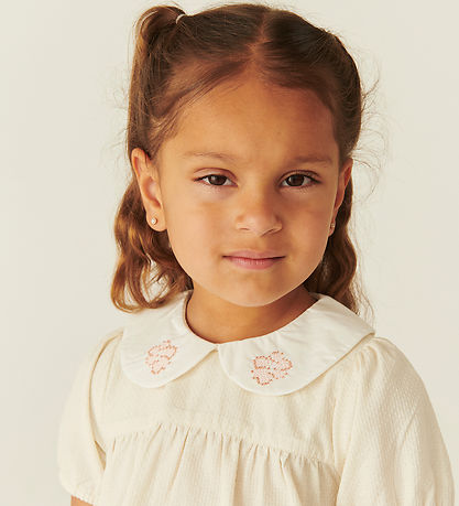 Copenhagen Colors Bluse - Deco Kant - Cream Comb