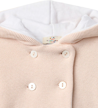 Copenhagen Colors Jakke - Strik - Soft Pink/Cream