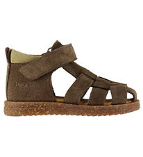 Angulus Sandaler - Dark Taupe/Sand