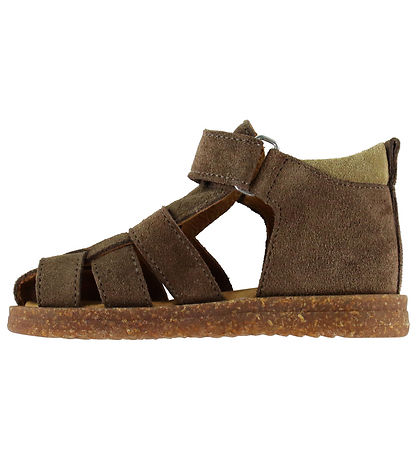 Angulus Sandaler - Dark Taupe/Sand