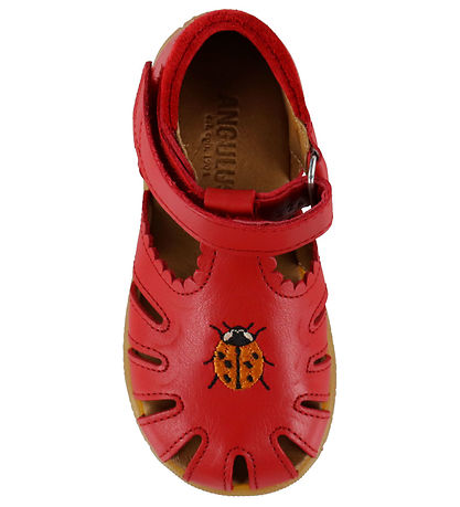 Angulus Sandaler m Broderi - Red