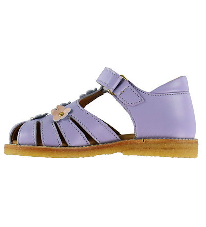 Angulus Sandaler - Blomster - Amethyst/Rosebud
