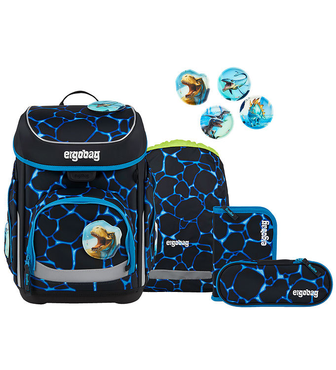 Ergobag Skoletaskesæt - Cubo - Beatassic Garden