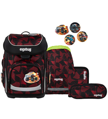 Ergobag Skoletaskesæt - Cubo - Unstoppbearable