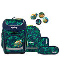 Ergobag Skoletaskesæt - Cubo - Firebear Dragon