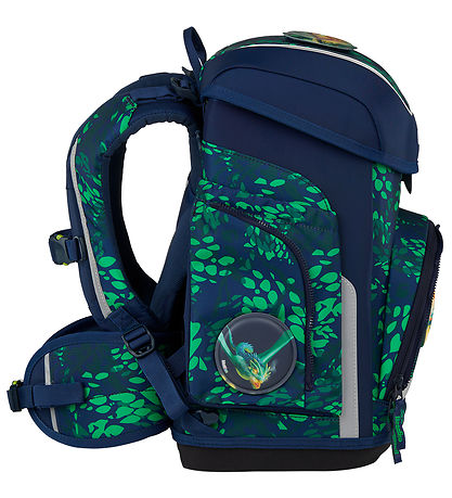 Ergobag Skoletaskesæt - Cubo - Firebear Dragon