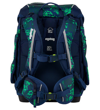 Ergobag Skoletaskesæt - Cubo - Firebear Dragon