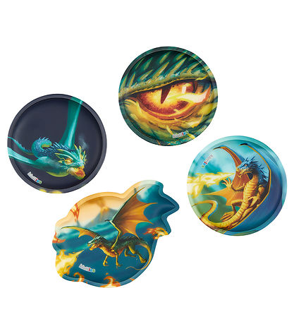 Ergobag Skoletaskesæt - Cubo - Firebear Dragon