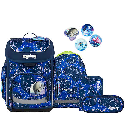 Ergobag Skoletaskesæt - Cubo - UnBearwater