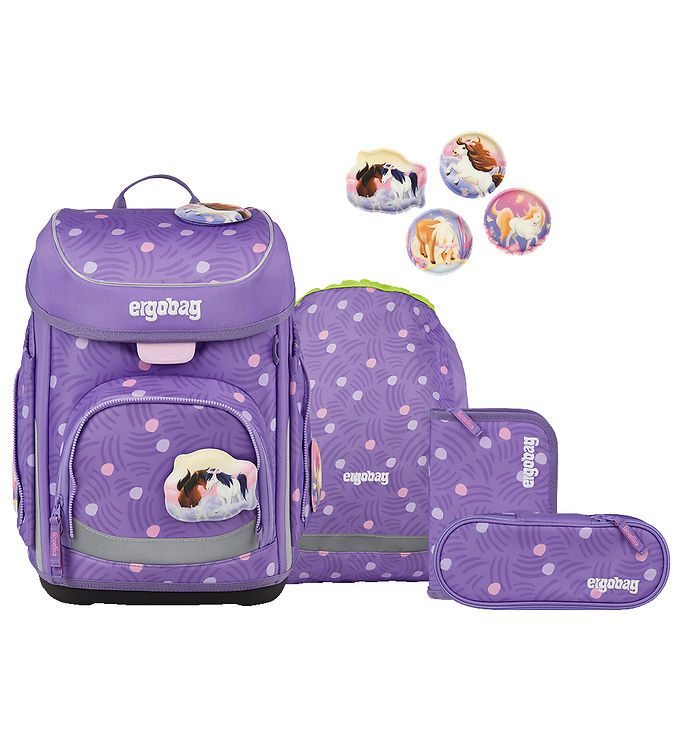 Ergobag Skoletaskesæt - Cubo - Ponybearadise