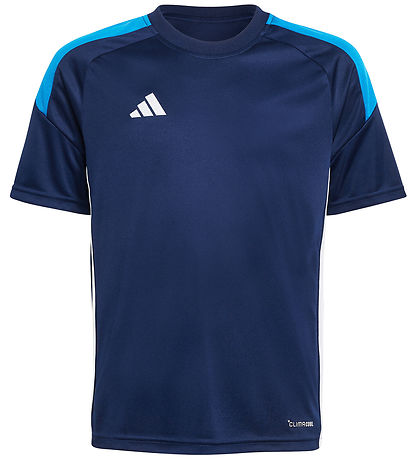 adidas Performance T-shirt - Tiro - Dkblue/Broyal/White