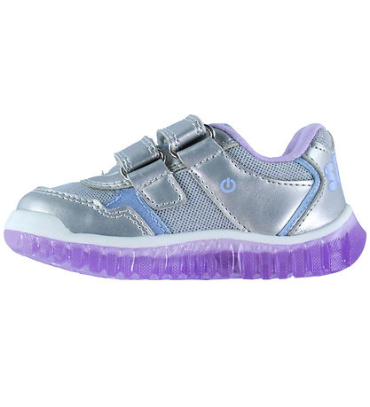 Geox Sko - B Lightyloo - Silver/Lilac