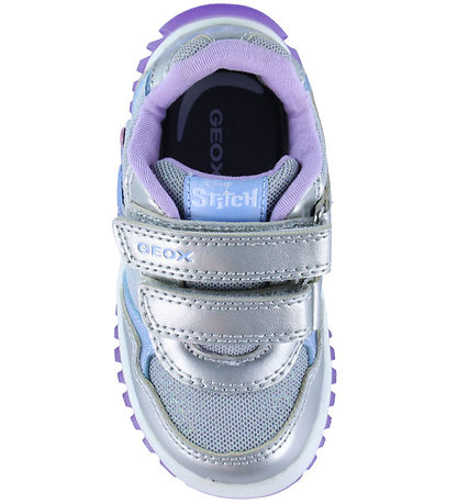 Geox Sko - B Lightyloo - Silver/Lilac