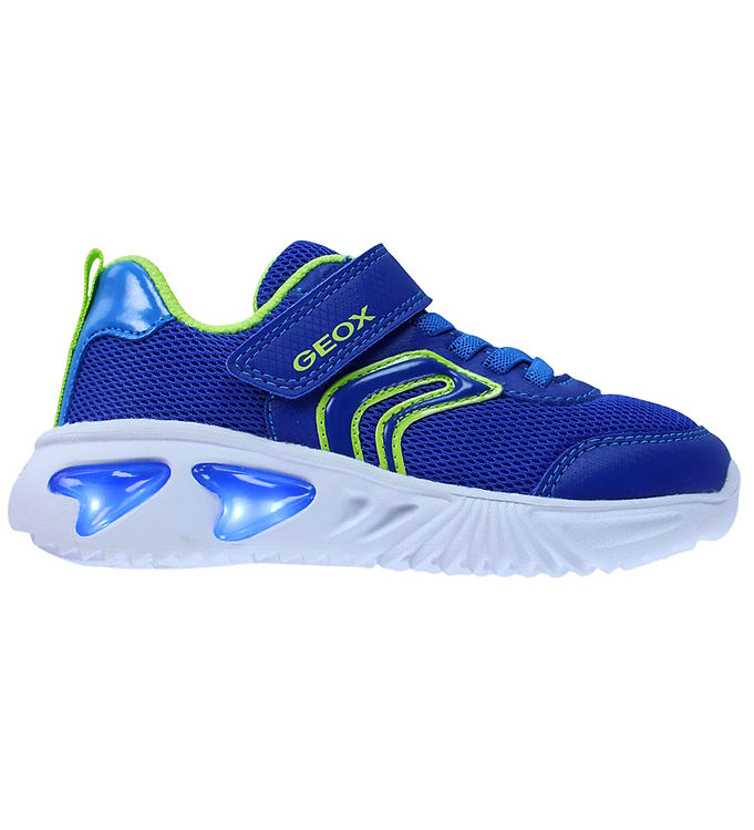 Geox Sko - J Assister B - Royal/Lime