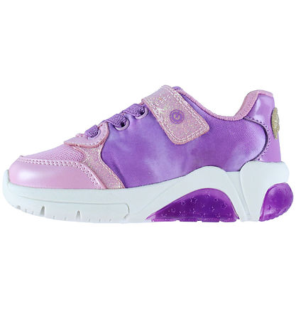 Geox Sko - J Fadinlight - Pink/Dk Lilac