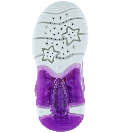 Geox Sko - J Fadinlight - Pink/Dk Lilac