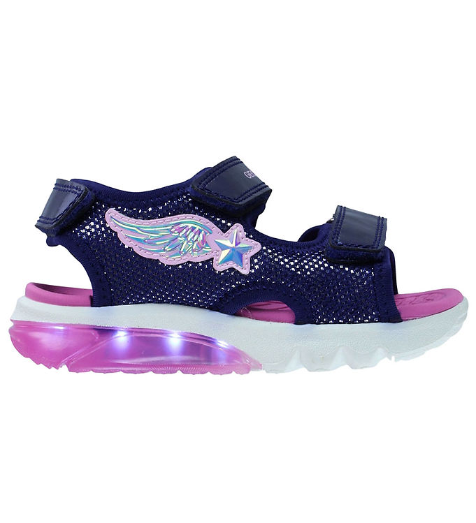 Geox Sandaler – J Ciberdron – Navy/Pink