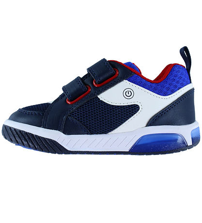 Geox Shoes - J Inex - Navy/Red Flash