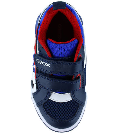 Geox Shoes - J Inex - Navy/Red Flash