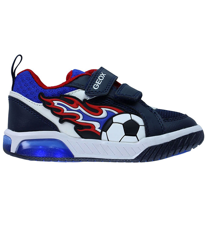 Geox Sko - J Inex - Navy/Redblink
