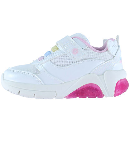 Geox Skor - J Fadinlight - White/Multicolor