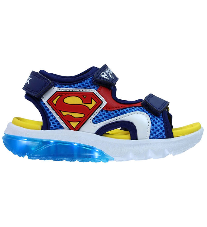 Geox Sandaler – J Ciberdron – Lt Blue/Red