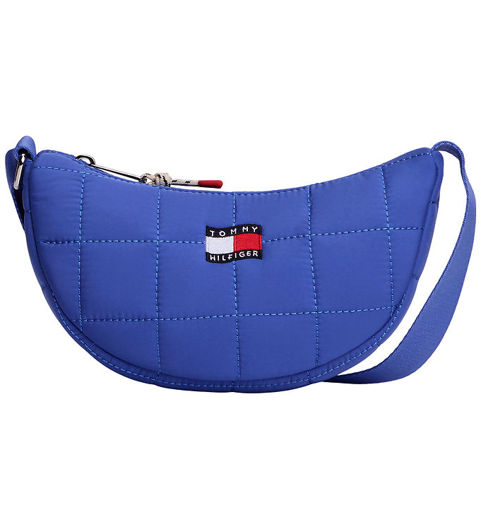 Tommy Hilfiger Taske - Wavy Quilted Moon - Empire BlueBlue