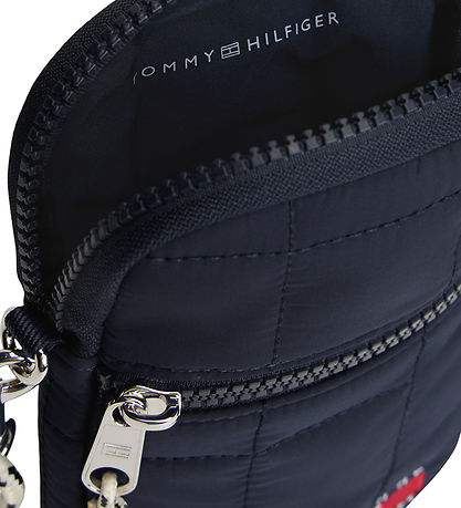 Tommy Hilfiger Taske - Wavy Quilted Phone - Space BlueBlue