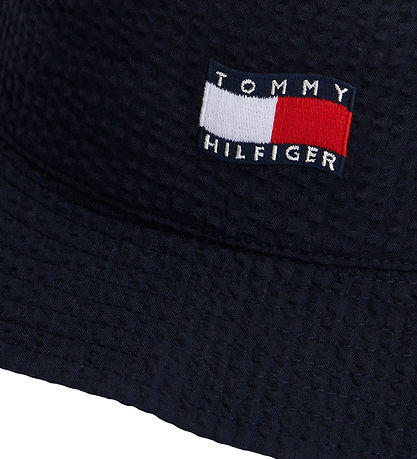 Tommy Hilfiger Bøllehat - Wavy Flag - Space BlueBlue