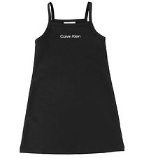 Calvin Klein Kjole - Strap - Ck BlackBlack